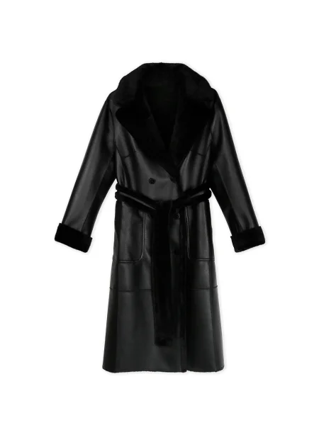 LOLA CASADEMUNT Palton de iarnă negru