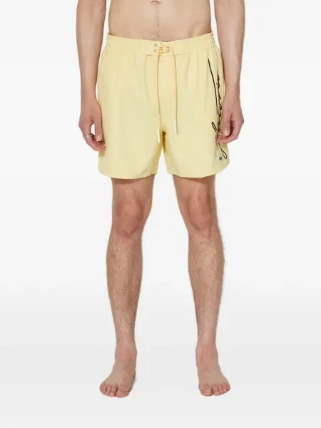 Slip de baie Lacoste cu imagine galben