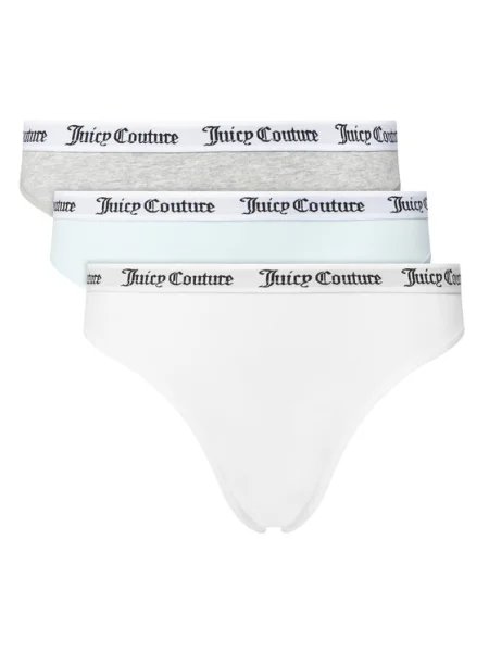 Juicy Couture nohavičky dámske s elastanom DIDDY BRIEF PK sivá