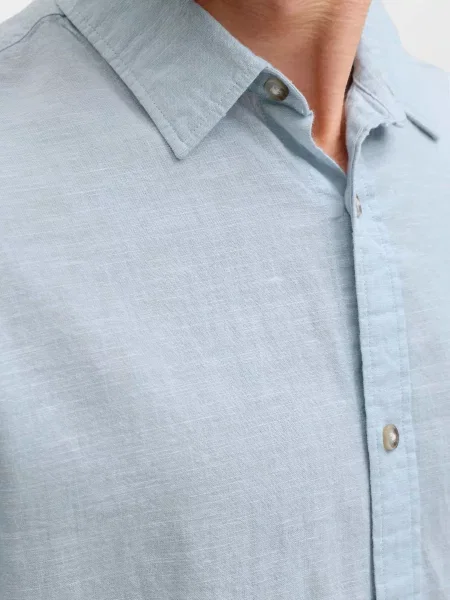 Классическая рубашка Jack & Jones голубая