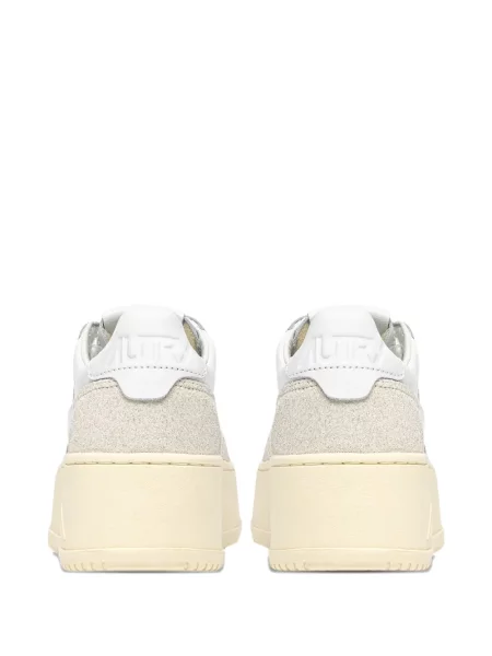 Sneakerși Autry cu platformă alb