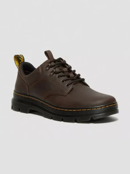 Bőr félcipo Dr. Martens barna