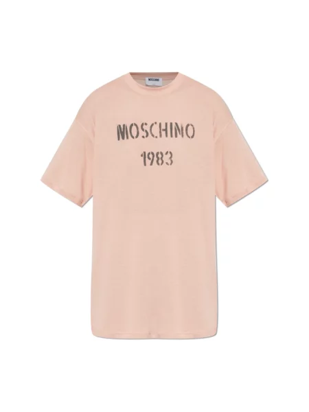Koszulka Moschino różowa