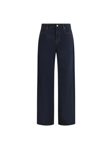 Spodnie Max Mara Studio niebieskie