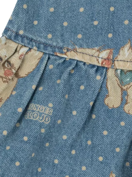 Konges Sløjd розкльошена сукня джинсова MAGOT DRESS GOTS
