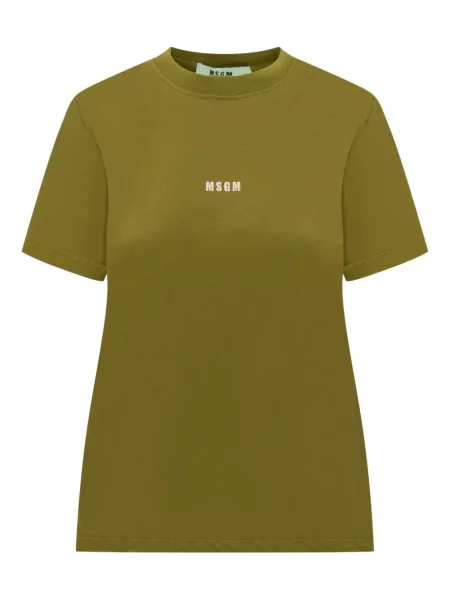 Tricou Msgm cu imagine verde