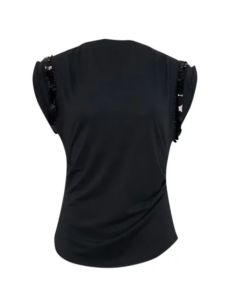 Tricou 3.1 Phillip Lim cu paiete negru