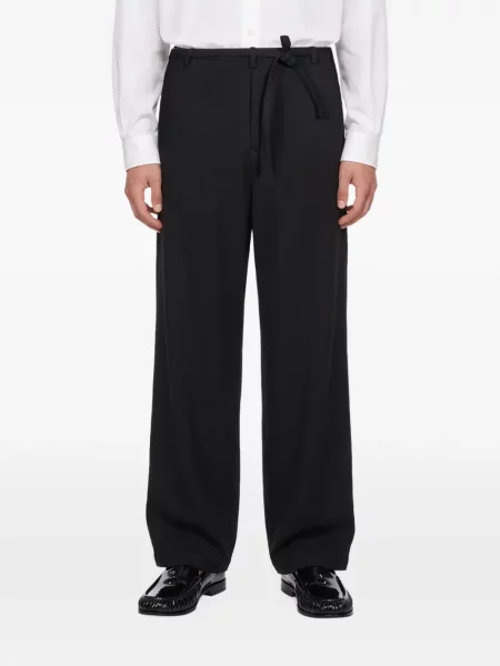 Pantaloni Soshiotsuki cu legături negru