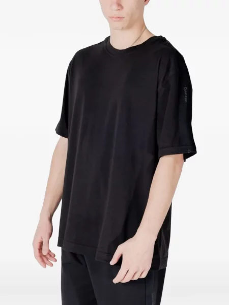 Tricou Calvin Klein cu autograf negru