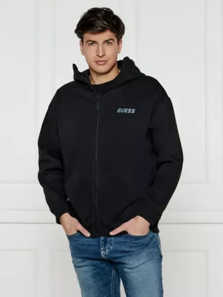 GUESS ACTIVE Hanorac negru