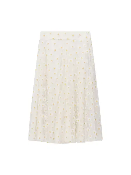 Spódnica midi Luisa Cerano tiulowa beżowa