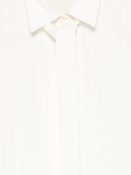 Cămașă Elie Saab plisată alb