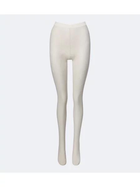 Dresuri Wolford cu model floral din dantelă alb