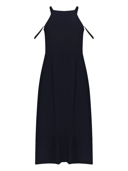 Rochie midi Gloria Coelho până la genunchi de costum negru