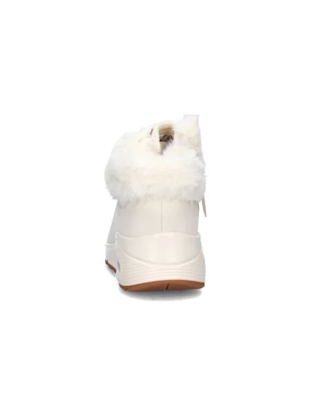 Členkové topánky Skechers béžová