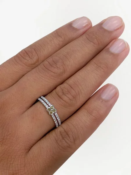 Žiedas Hyt Jewelry balta