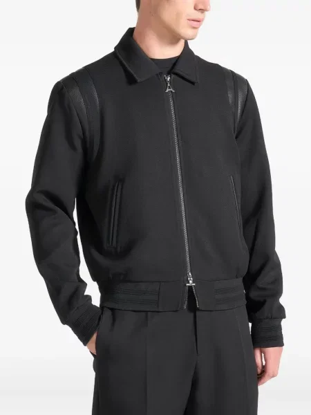 Кожено яке Manière De Voir черно
