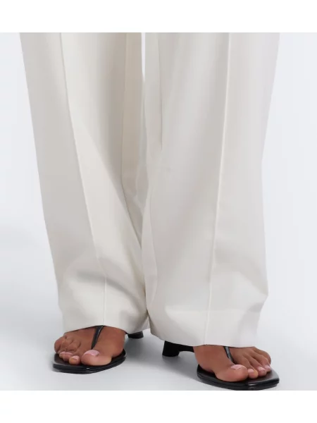 Pantaloni Róhe de lână alb