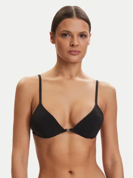Calvin Klein Swimwear Bikini partea de sus negru