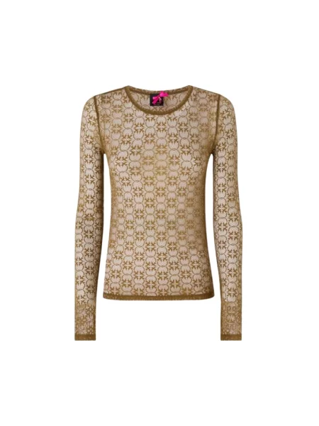 Top Pinko ze stretchu zielony