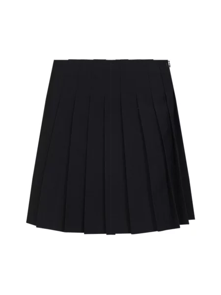 Spódnica Mm6 Maison Margiela wełniana czarna