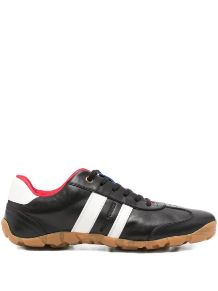 Sneakersy Wales Bonner sznurowane w paski koronkowe czarne