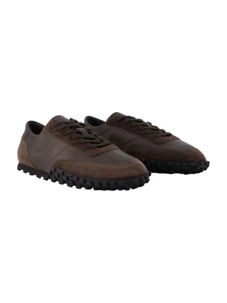 Sneakersy Common Projects skórzane brązowe