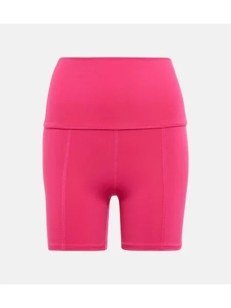 Pantaloni scurți Live The Process cu imprimeu geometric roz