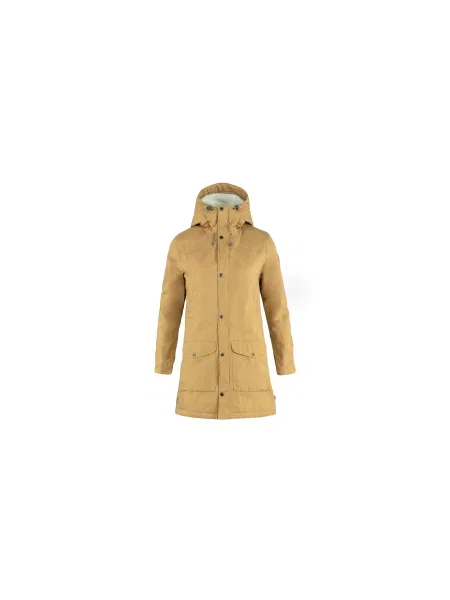 Fjällräven Greenland Winter Parka Buckwheat Brown Kobiety Kurtki Fjällräven Size: XS żółty
