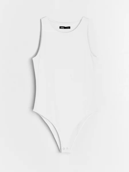 Комбінезон типу боді дівчачий білий