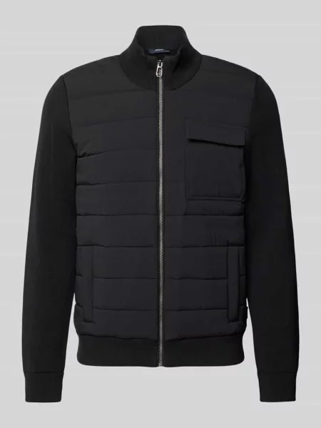 Kardigan rozpinany z pikowanym przodem Joop! Collection czarny