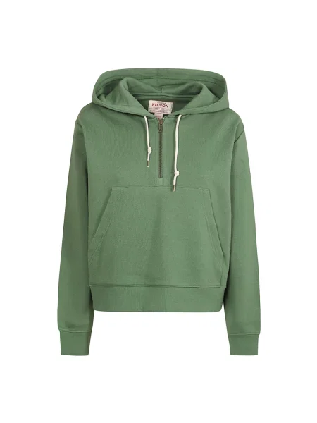 Bluza z kapturem Filson z kapturem frotte zielona