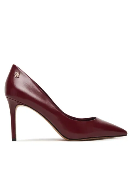 Tommy Hilfiger lodičky kožené ESSENTIAL POINTED PUMP