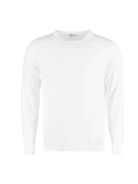 Dzianinowy sweter The (alphabet) biały