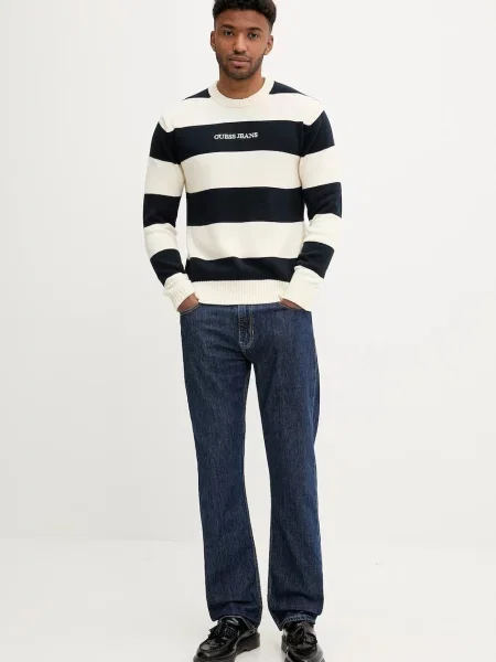 Guess Jeans pulover de bej