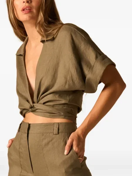 Decupat top Jbq verde