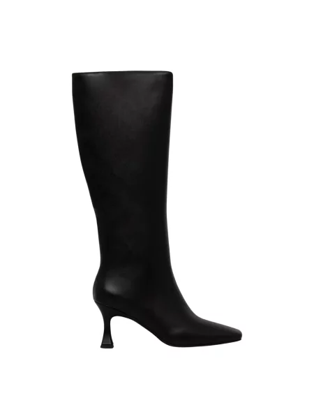 Botki Jeffrey Campbell skórzane w kratę czarne