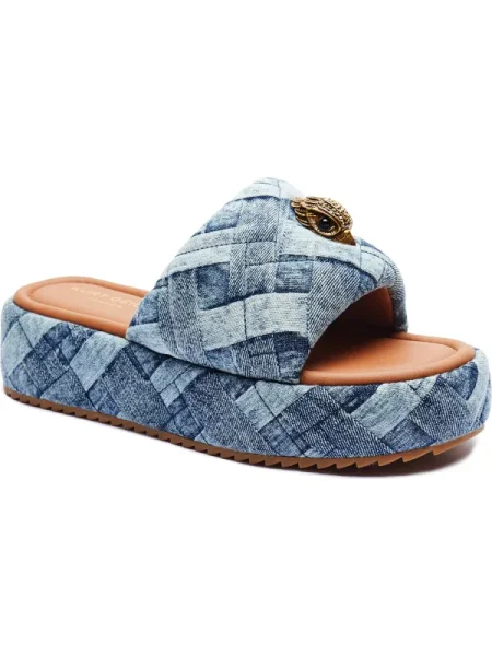Kurt Geiger Șlapi KENSINGTON PUFF albastru