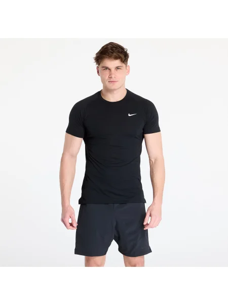 Tenisové tričko Nike Flex Rep Dri-Fit black/white bílé