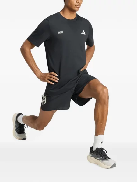 Scurt tricou Adidas slip-on roșu