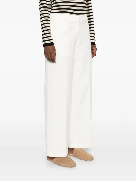 Pantaloni Cordera alb