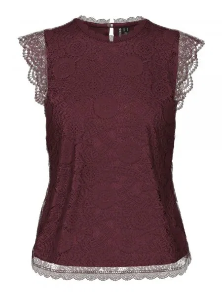 PIECES Bluza PCOLLINE vina