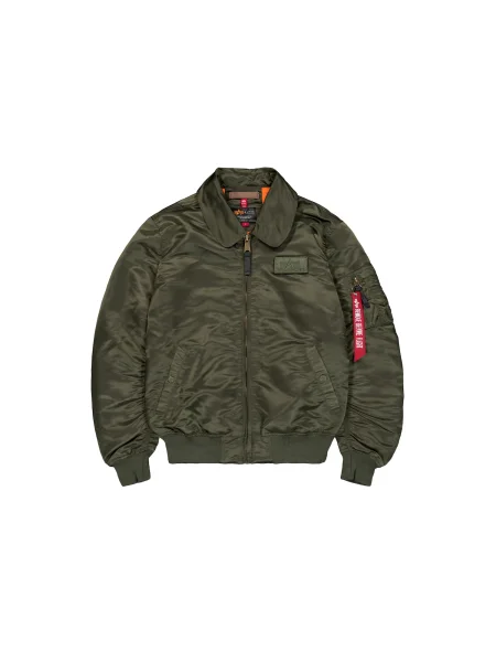 ALPHA INDUSTRIES Prehodna jakna Flying Tigers oliva oranžna