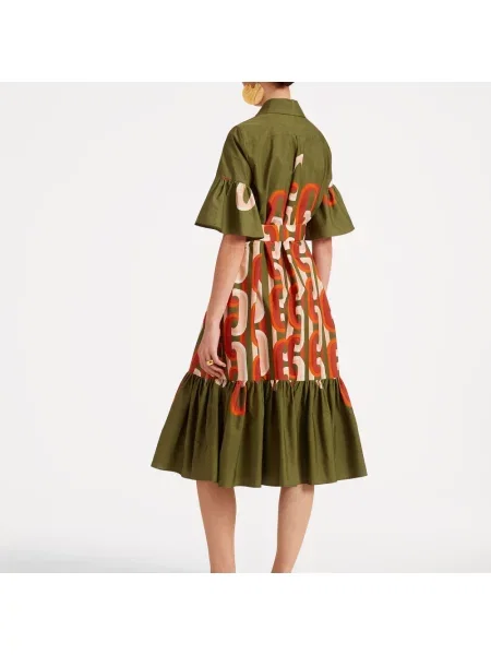 Sukienka midi La Doublej do kolan garniturowa