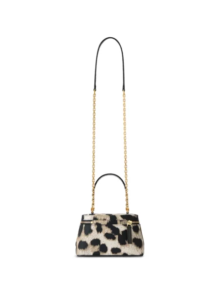 Colier Givenchy cu model leopard din jacard
