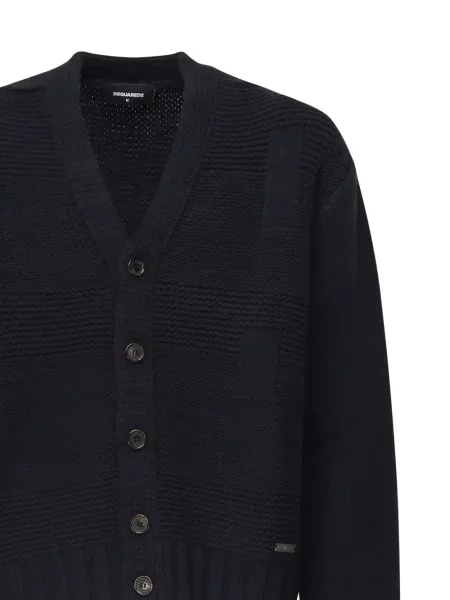 Cardigan Dsquared2 albastru
