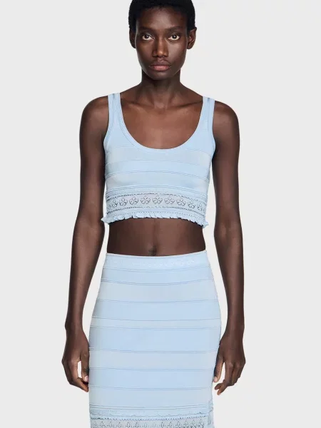 Топ Sandro синій