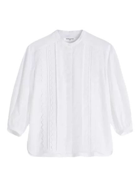 Cămașă Maison Kitsune cu broderie alb