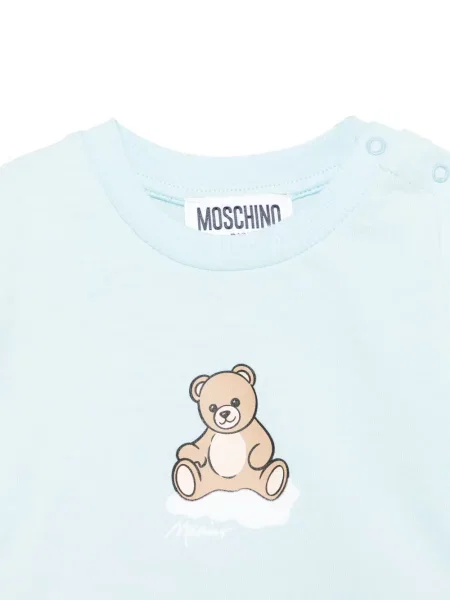 Koszulka dziecięca Moschino niebieska