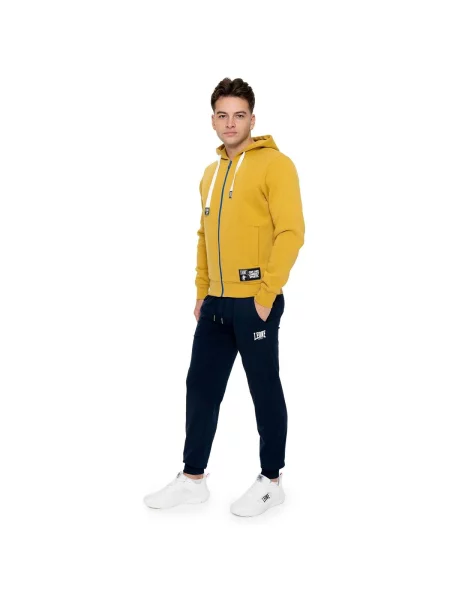 Mikina na zips Leone 1947 žltá